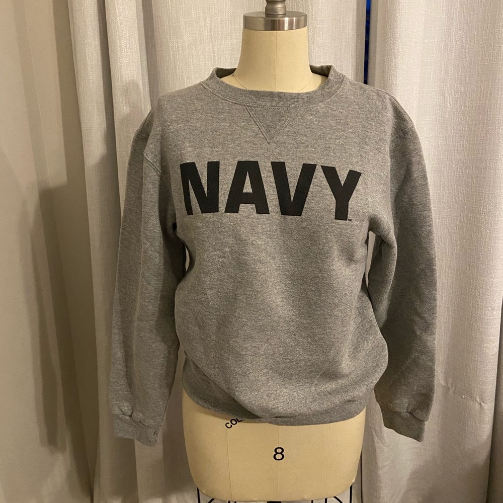 Navy sweatshirt